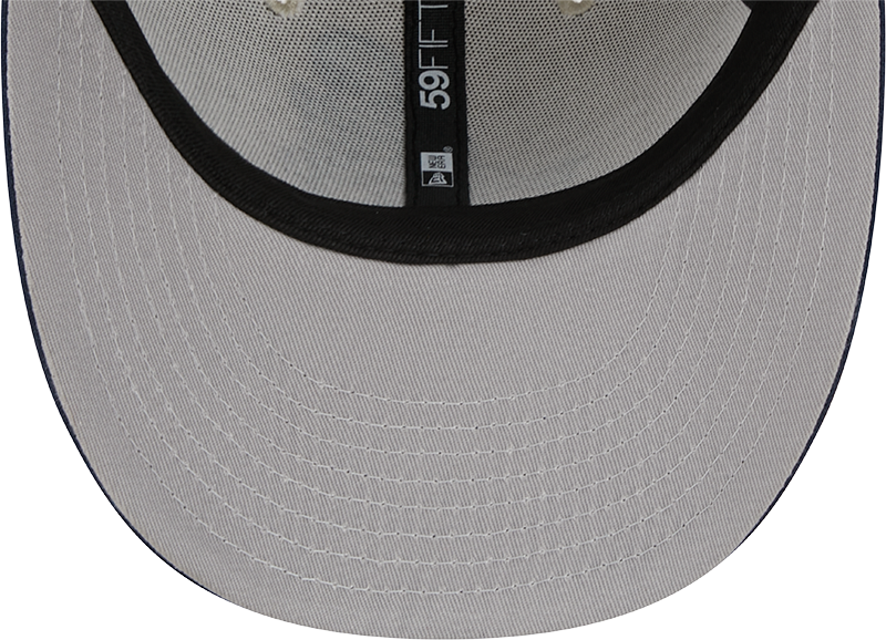 Dallas Cowboys New Era 2023 Sideline Historic Low Profile 59FIFTY Fitted Hat - Cream/Navy