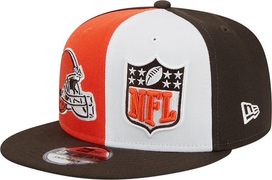 Cleveland Browns New Era 2023 Sideline 9FIFTY Snapback Hat - Orange/Brown