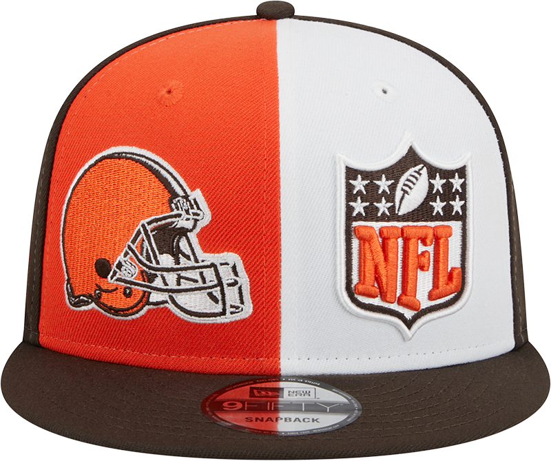 Cleveland Browns New Era 2023 Sideline 9FIFTY Snapback Hat - Orange/Brown