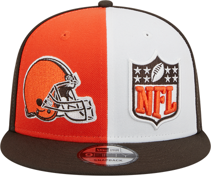 Cleveland Browns New Era 2023 Sideline 9FIFTY Snapback Hat - Orange/Brown