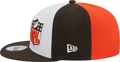 Cleveland Browns New Era 2023 Sideline 9FIFTY Snapback Hat - Orange/Brown