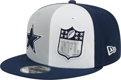 Dallas Cowboys New Era 2023 Sideline 9FIFTY Snapback Hat - Gray/Navy