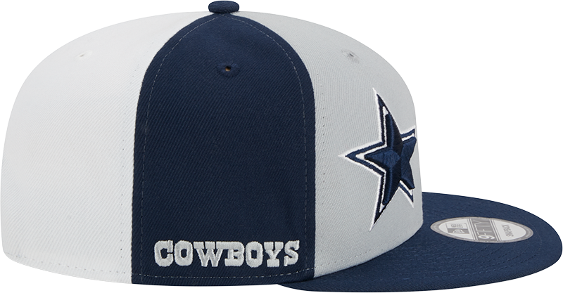 Dallas Cowboys New Era 2023 Sideline 9FIFTY Snapback Hat - Gray/Navy