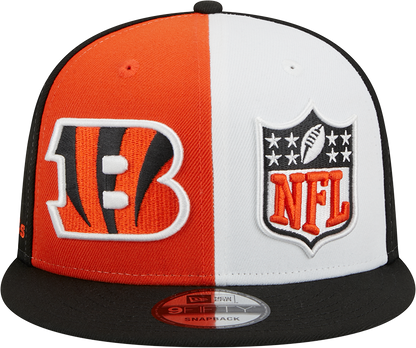 Cincinnati Bengals New Era 2023 Sideline 9FIFTY Snapback Hat - Orange/Black