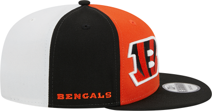 Cincinnati Bengals New Era 2023 Sideline 9FIFTY Snapback Hat - Orange/Black