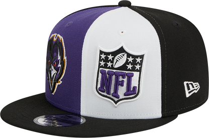 Baltimore Ravens New Era 2023 Sideline 9FIFTY Snapback Hat - Purple/Black