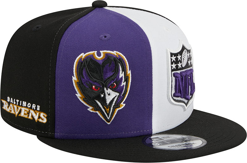 Baltimore Ravens New Era 2023 Sideline 9FIFTY Snapback Hat - Purple/Black