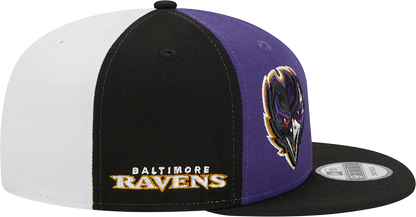 Baltimore Ravens New Era 2023 Sideline 9FIFTY Snapback Hat - Purple/Black