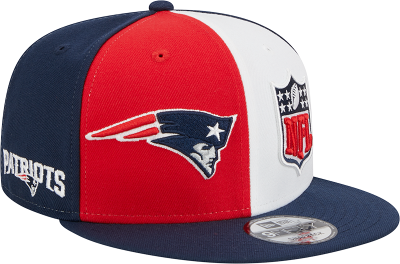 New England Patriots New Era 2023 Sideline 9FIFTY Snapback Hat - Red/Navy