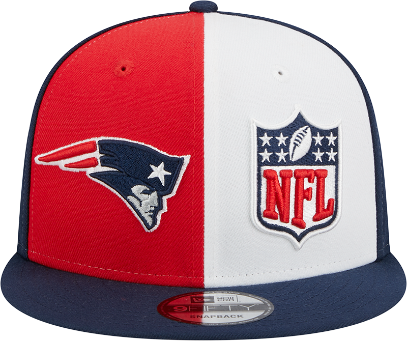 New England Patriots New Era 2023 Sideline 9FIFTY Snapback Hat - Red/Navy