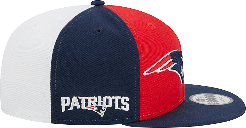 New England Patriots New Era 2023 Sideline 9FIFTY Snapback Hat - Red/Navy