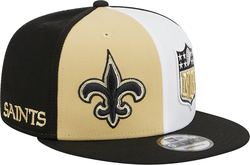 New Orleans Saints New Era 2023 Sideline 9FIFTY Snapback Hat - Gold/Black