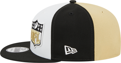 New Orleans Saints New Era 2023 Sideline 9FIFTY Snapback Hat - Gold/Black