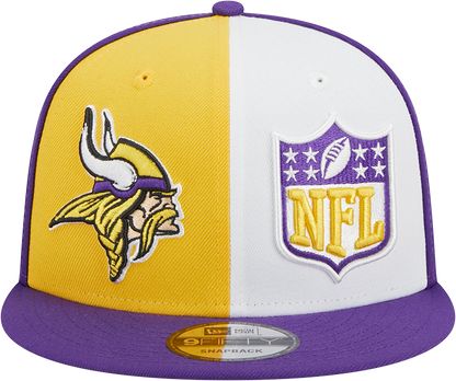 Minnesota Vikings New Era 2023 Sideline 9FIFTY Snapback Hat - Gold/Purple