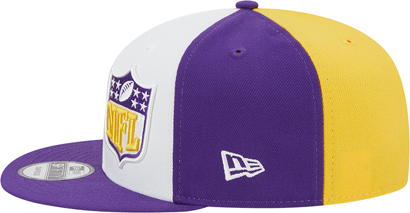 Minnesota Vikings New Era 2023 Sideline 9FIFTY Snapback Hat - Gold/Purple