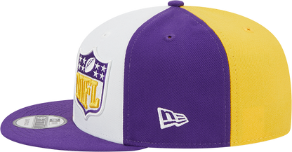 Minnesota Vikings New Era 2023 Sideline 9FIFTY Snapback Hat - Gold/Purple