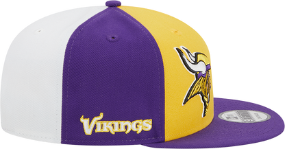 Minnesota Vikings New Era 2023 Sideline 9FIFTY Snapback Hat - Gold/Purple