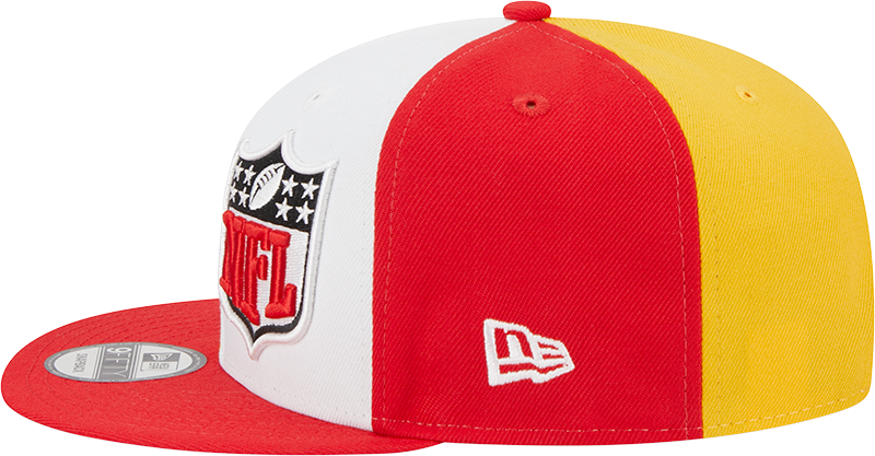 Kansas City Chiefs New Era 2023 Sideline 9FIFTY Snapback Hat - Gold/Red