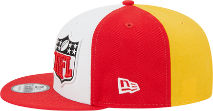 Kansas City Chiefs New Era 2023 Sideline 9FIFTY Snapback Hat - Gold/Red