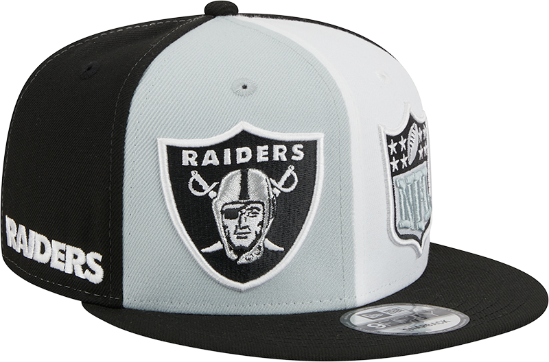 Las Vegas Raiders New Era 2023 Sideline 9FIFTY Snapback Hat - Gray/Black