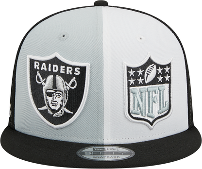 Las Vegas Raiders New Era 2023 Sideline 9FIFTY Snapback Hat - Gray/Black