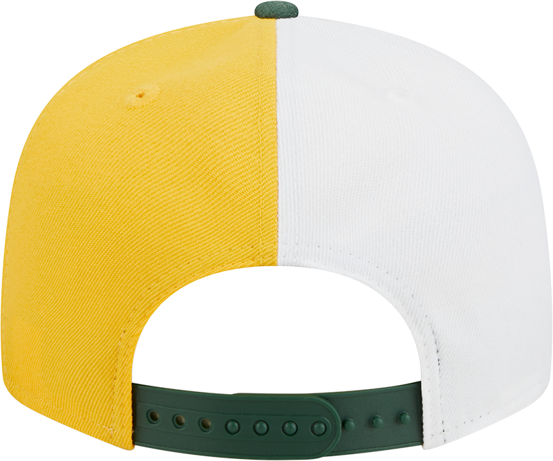 Green Bay Packers New Era 2023 Sideline 9FIFTY Snapback Hat - Gold/Green