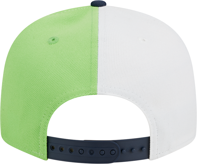 Seattle Seahawks New Era 2023 Sideline 9FIFTY Snapback Hat - Neon Green/College Navy