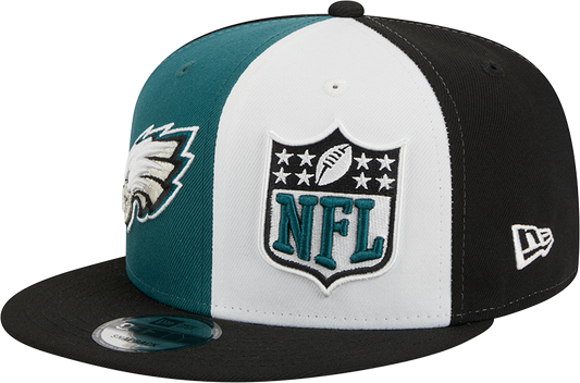 Philadelphia Eagles New Era 2023 Sideline 9FIFTY Snapback Hat - Midnight Green/Black