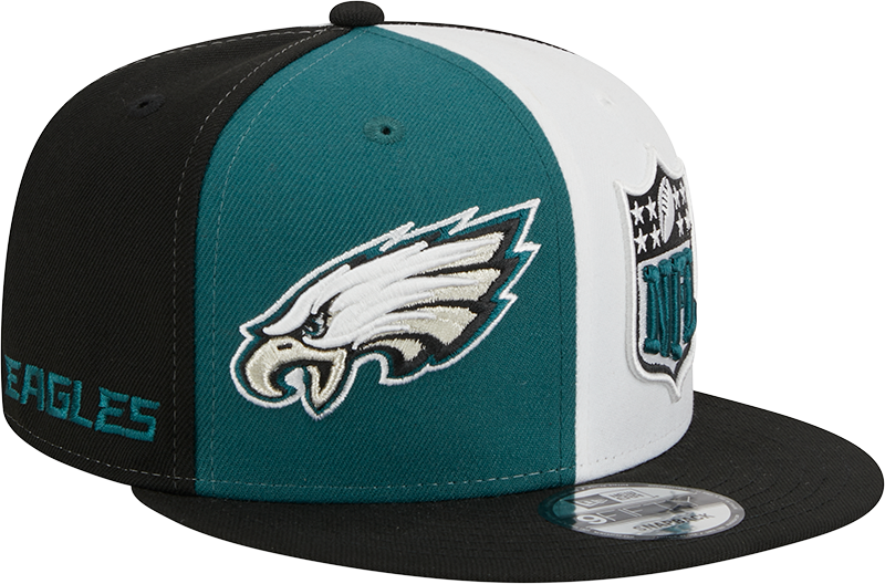 Philadelphia Eagles New Era 2023 Sideline 9FIFTY Snapback Hat - Midnight Green/Black