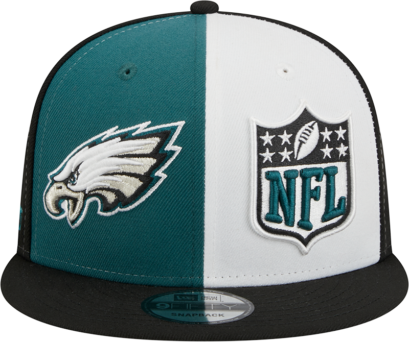 Philadelphia Eagles New Era 2023 Sideline 9FIFTY Snapback Hat - Midnight Green/Black