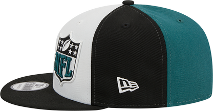 Philadelphia Eagles New Era 2023 Sideline 9FIFTY Snapback Hat - Midnight Green/Black