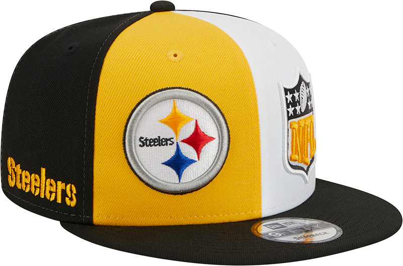 Pittsburgh Steelers New Era 2023 Sideline 9FIFTY Snapback Hat - Gold/Black