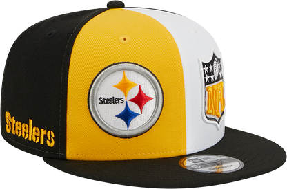 Pittsburgh Steelers New Era 2023 Sideline 9FIFTY Snapback Hat - Gold/Black