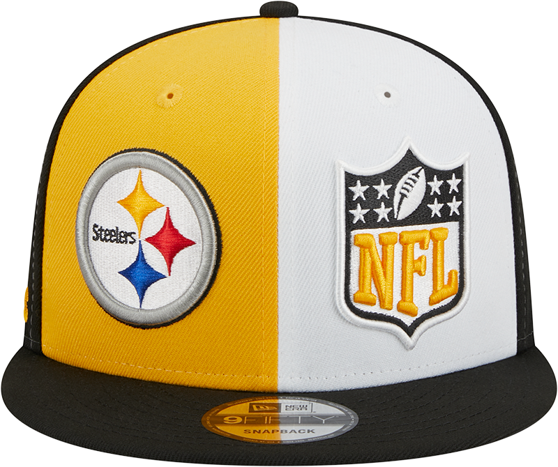 Pittsburgh Steelers New Era 2023 Sideline 9FIFTY Snapback Hat - Gold/Black