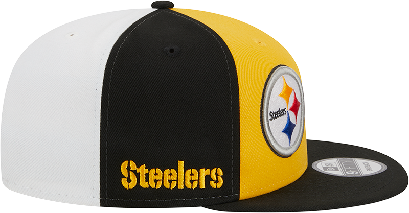 Pittsburgh Steelers New Era 2023 Sideline 9FIFTY Snapback Hat - Gold/Black