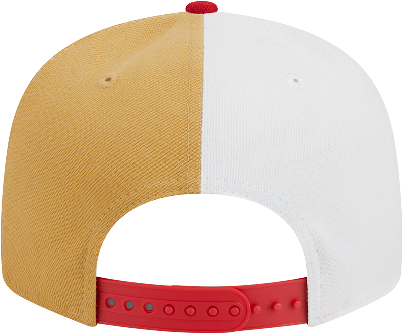 San Francisco 49ers New Era 2023 Sideline 9FIFTY Snapback Hat - Gold/Scarlet