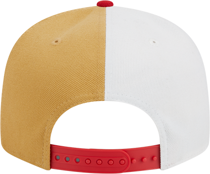 San Francisco 49ers New Era 2023 Sideline 9FIFTY Snapback Hat - Gold/Scarlet