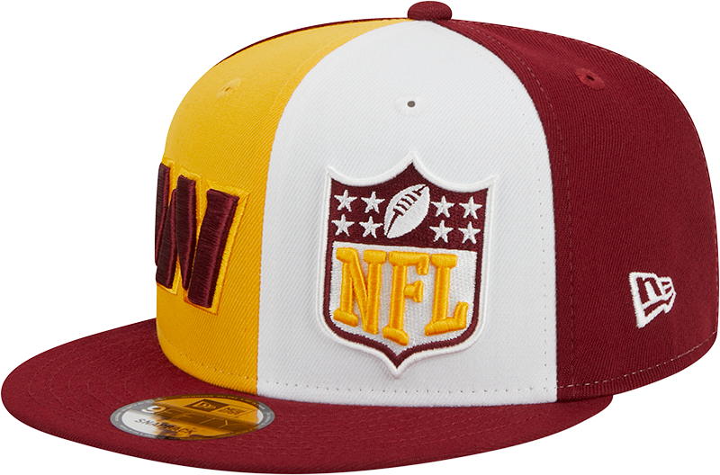 Washington Commanders New Era 2023 Sideline 9FIFTY Snapback Hat - Gold/Burgundy