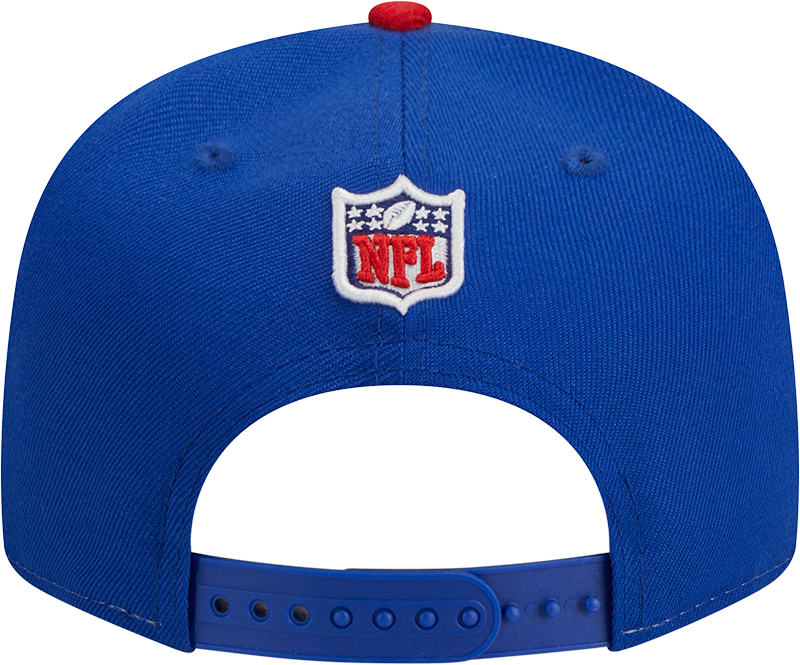 Buffalo Bills New Era 2023 Sideline Historic 9FIFTY Snapback Hat - Cream/Royal