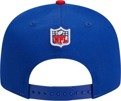 Buffalo Bills New Era 2023 Sideline Historic 9FIFTY Snapback Hat - Cream/Royal