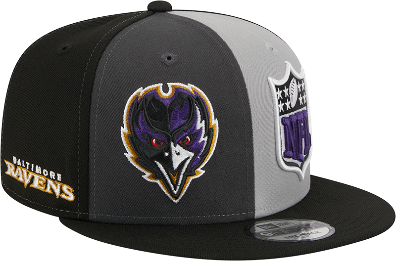 Baltimore Ravens New Era 2023 Sideline 9FIFTY Snapback Hat - Gray/Black