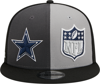 Dallas Cowboys New Era 2023 Sideline 9FIFTY Snapback Hat - Gray/Black