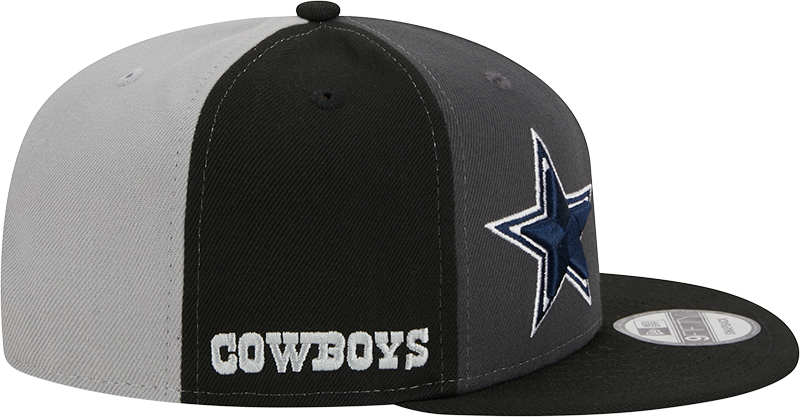 Dallas Cowboys New Era 2023 Sideline 9FIFTY Snapback Hat - Gray/Black