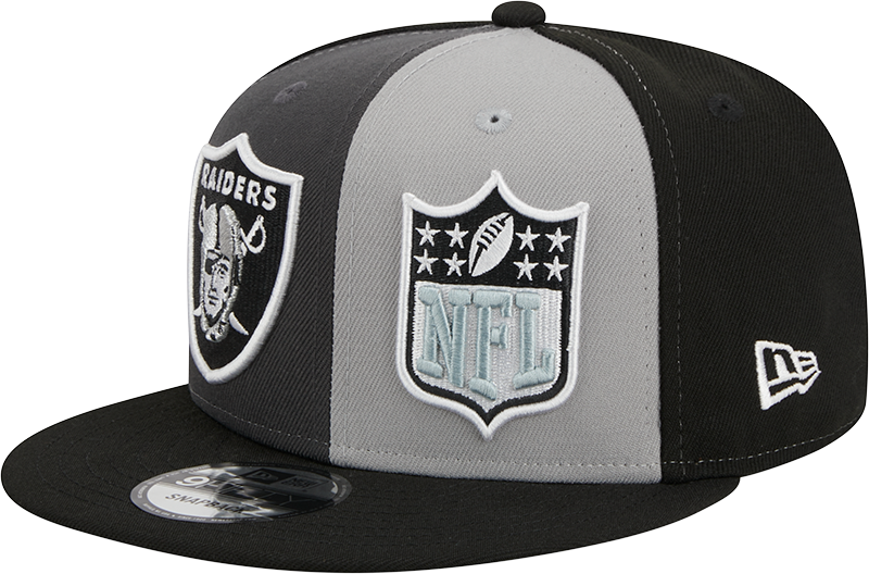 Las Vegas Raiders New Era 2023 Sideline 9FIFTY Snapback Hat - Gray/Black