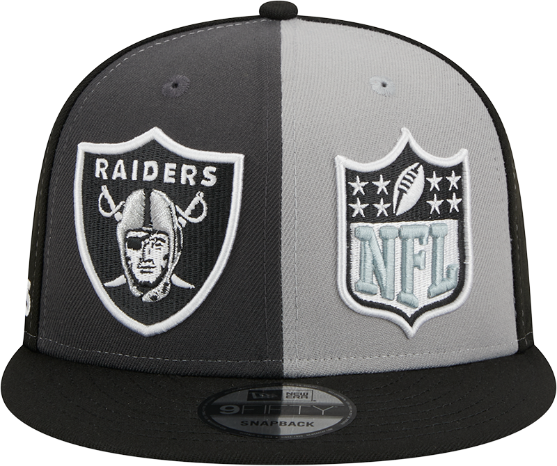 Las Vegas Raiders New Era 2023 Sideline 9FIFTY Snapback Hat - Gray/Black