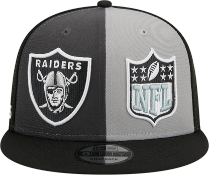 Las Vegas Raiders New Era 2023 Sideline 9FIFTY Snapback Hat - Gray/Black