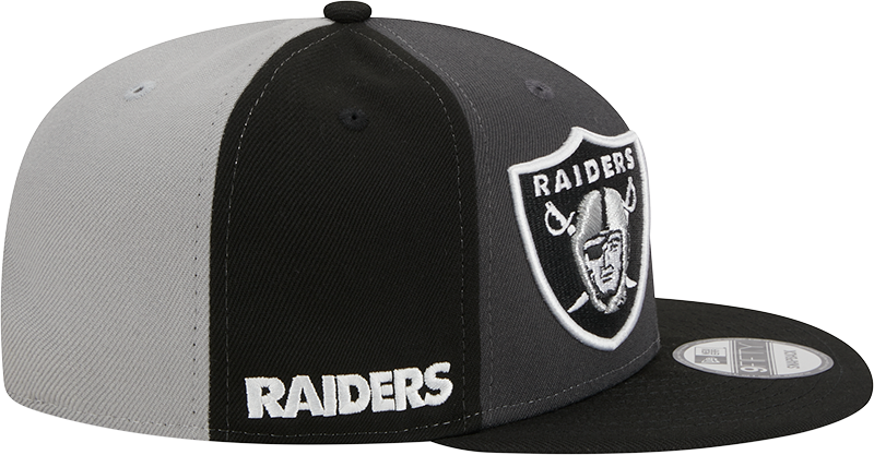 Las Vegas Raiders New Era 2023 Sideline 9FIFTY Snapback Hat - Gray/Black