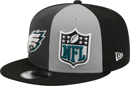 Philadelphia Eagles New Era 2023 Sideline 9FIFTY Snapback Hat - Gray/Black