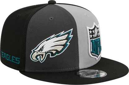 Philadelphia Eagles New Era 2023 Sideline 9FIFTY Snapback Hat - Gray/Black