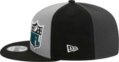 Philadelphia Eagles New Era 2023 Sideline 9FIFTY Snapback Hat - Gray/Black